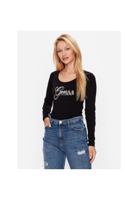 Guess Блуза W3YI37 J1314 Черен Slim Fit - Pepit.bg