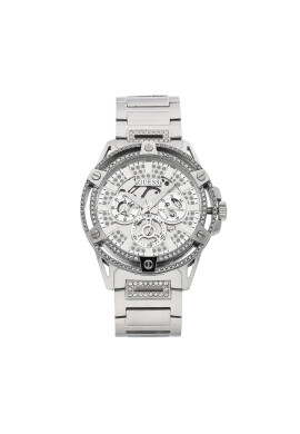 Guess Часовник King GW0497G1 Сребрист - Pepit.bg