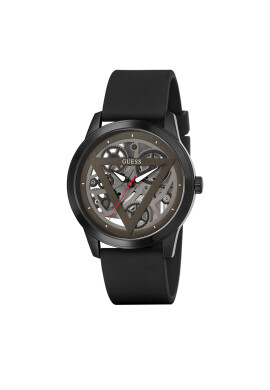 Guess Часовник Trilogy Skeleton GW0337G1 Черен - Pepit.bg