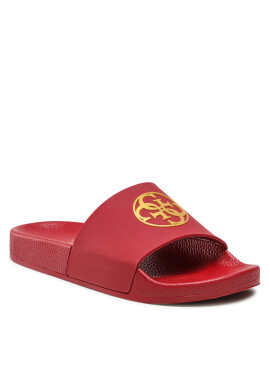 Guess Чехли 4G Logo Beach Slippers E2GZ01 BB00F Бордо - Pepit.bg