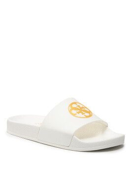 Guess Чехли 4G Logo Beach Slippers E2GZ01 BB00F Бял - Pepit.bg