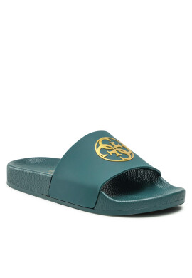 Guess Чехли 4G Logo Beach Slippers E2GZ01 BB00F Зелен - Pepit.bg