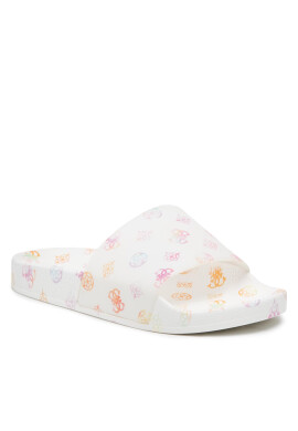 Guess Чехли Printed Beach Slippers E2GZ02 BB00F Бял - Pepit.bg