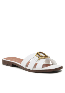 Guess Чехли Symo Made In Italy FL6SYM LEA19 Бял - Pepit.bg