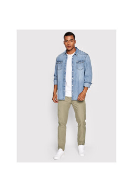 Guess Чино панталони M2YB23 WERJ0 Зелен Regular Fit - Pepit.bg