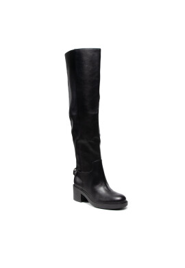 Guess Чизми FL8RED LEA11 Черен - Pepit.bg