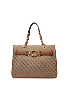 Guess Дамска чанта Aileen Tote HWAILE P1404 Кафяв - Pepit.bg