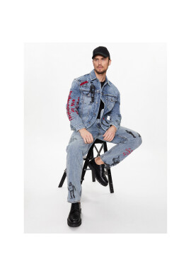 Guess Дънки Carpenter M3GAT5 D4YO0 Син Relaxed Fit - Pepit.bg
