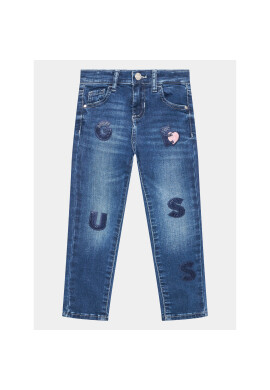 Guess Дънки K3YA04 D4CA0 Тъмносин Slim Fit - Pepit.bg
