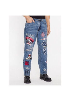 Guess Дънки M3BAT5 D4YO0 Син Regular Fit - Pepit.bg