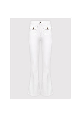 Guess Дънки W2RA10 D4IF0 Бял Flare Fit - Pepit.bg