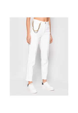 Guess Дънки W2RA21 D2G6P Бял Mom Fit - Pepit.bg