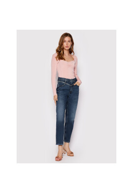 Guess Дънки W2YA62 D4PB9 Тъмносин Mom Fit - Pepit.bg