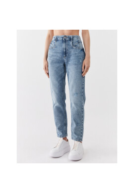 Guess Дънки W3YA96 D4MSM Син Mom Fit - Pepit.bg