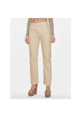 Guess Дънки W4RA22 WFXBA Бежов Regular Fit - Pepit.bg