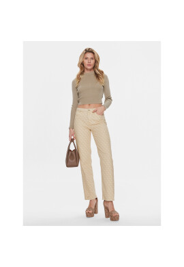Guess Дънки W4RA22 WFXBA Бежов Regular Fit - Pepit.bg