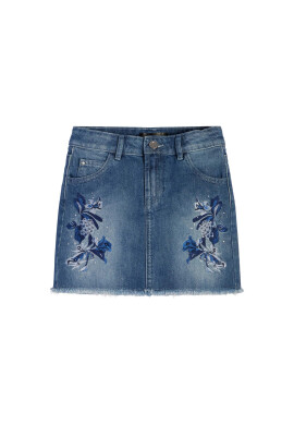 Guess Дънкова пола J3GD14 D45E0 Син Regular Fit - Pepit.bg