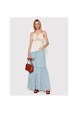 Guess Дънкова пола W2GD27 D1GZB Син Regular Fit - Pepit.bg
