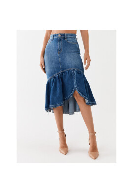 Guess Дънкова пола W3YD0E D4H77 Син Slim Fit - Pepit.bg