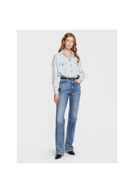 Guess дънкова риза W3RH65 D4WH1 Син Regular Fit - Pepit.bg