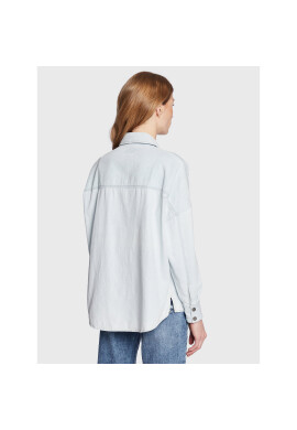 Guess дънкова риза W3RH65 D4WH1 Син Regular Fit - Pepit.bg