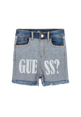 Guess Дънкови шорти J01D04 D3UE0 Син Regular Fit - Pepit.bg