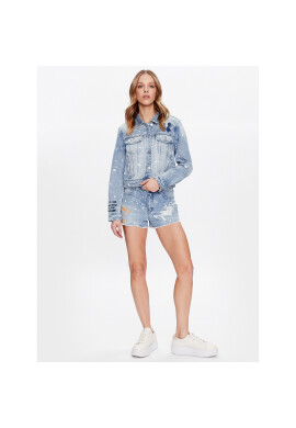 Guess Дънкови шорти Mom W3GD26 D4YO0 Син Regular Fit - Pepit.bg