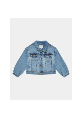Guess Дънково яке K3GL02 D4CA0 Син Regular Fit - Pepit.bg