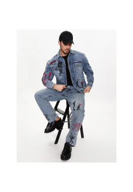 Guess Дънково яке M3GXN5 D4YO0 Син Oversize - Pepit.bg