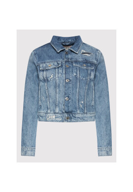 Guess Дънково яке W2RN01 D3Y0T Син Regular Fit - Pepit.bg