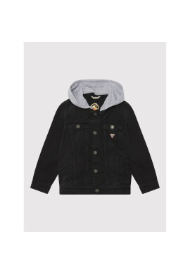 Guess Дънково яке L2RL02 WEFI0 Черен Regular Fit - Pepit.bg