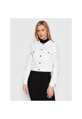 Guess Дънково яке W2RN20 D4IF0 Бял Regular Fit - Pepit.bg