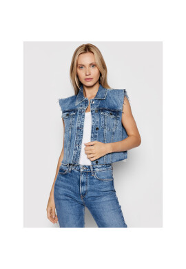 Guess Елек W1GN17 D3P32 Син Slim Fit - Pepit.bg