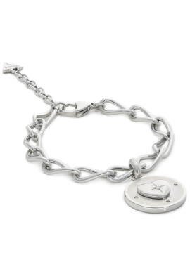 Guess Гривна JUBB01 440JW Сребрист - Pepit.bg