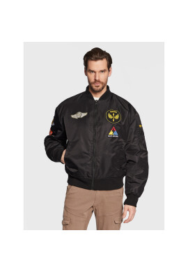 Guess Яке бомбър Ace M3GL14 WFA20 Черен Oversize - Pepit.bg