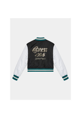 Guess Яке бомбър J4RL01 WFYU0 Черен Regular Fit - Pepit.bg