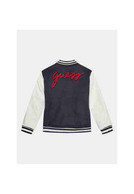 Guess Яке бомбър L4RL12 KCD20 Тъмносин Regular Fit - Pepit.bg