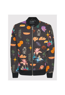 Guess Яке бомбър M2YL02 WDYC0 Черен Regular Fit - Pepit.bg