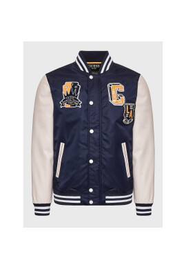 Guess Яке бомбър M3RL04 WF490 Тъмносин Regular Fit - Pepit.bg