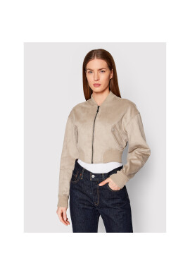 Guess Яке бомбър W2GL16 WE0L0 Бежов Regular Fit - Pepit.bg