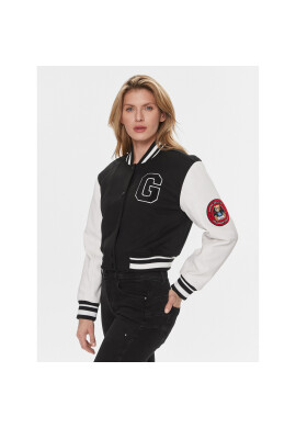 Guess Яке бомбър W4RL56 KCD20 Черен Relaxed Fit - Pepit.bg