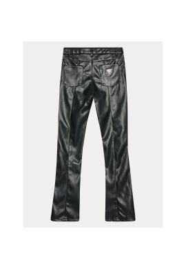 Guess Кожени панталони J3BB04 WE8D0 Черен Regular Fit - Pepit.bg