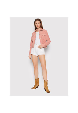 Guess Кожено яке W2GL08 L0P70 Розов Slim Fit - Pepit.bg