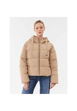 Guess Пухено яке W3BL22 WFQU0 Бежов Regular Fit - Pepit.bg
