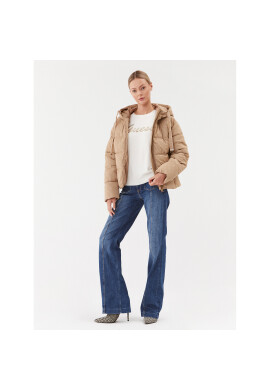 Guess Пухено яке W3BL22 WFQU0 Бежов Regular Fit - Pepit.bg