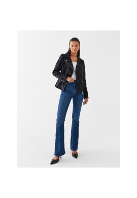 Guess Кожено яке W3YL33 WFIV0 Черен Regular Fit - Pepit.bg
