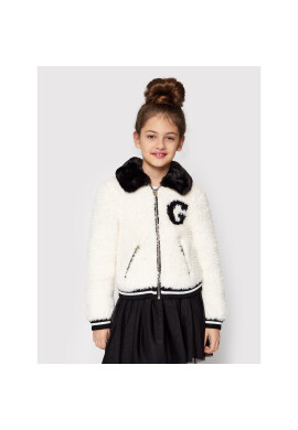 Guess Кожено палто J1BL12 WE9F0 Бял Regular Fit - Pepit.bg