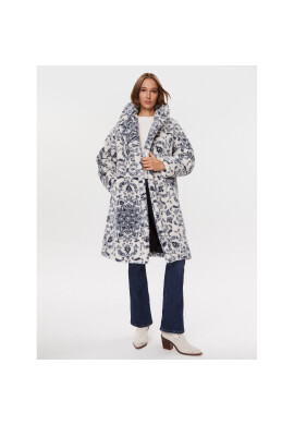 Guess Кожено палто W3BL55 WFSH2 Бял Regular Fit - Pepit.bg