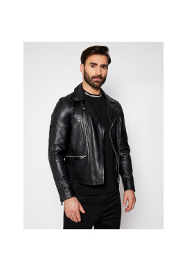 Guess Кожено яке M0BL03 R0O00 Черен Regular Fit - Pepit.bg