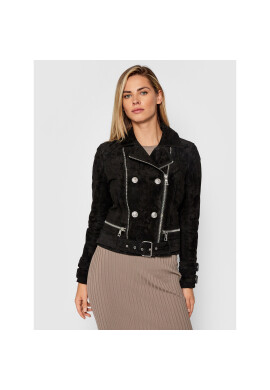 Guess Кожено яке Olivia W1BL17 L0PF0 Черен Slim Fit - Pepit.bg